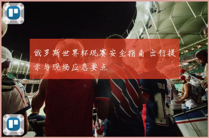 俄罗斯世界杯观赛安全指南 出行提示与现场应急要点