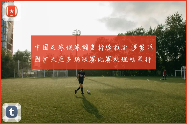 中国足球假球调查持续推进 涉案范围扩大至多场联赛比赛处理结果待公布